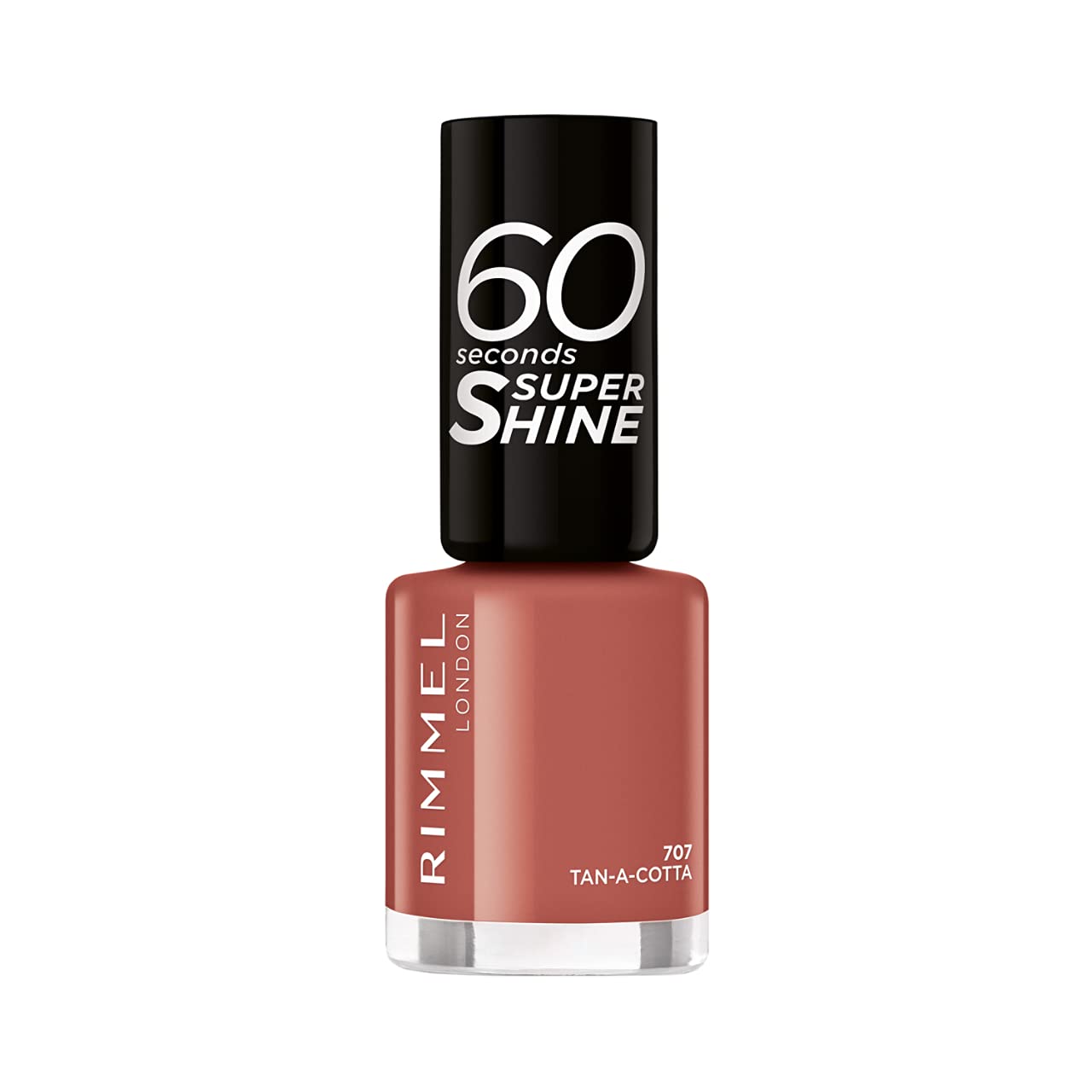 Rimmel London 60 Seconds Super Shine 8ml 707 TAN A COTTA