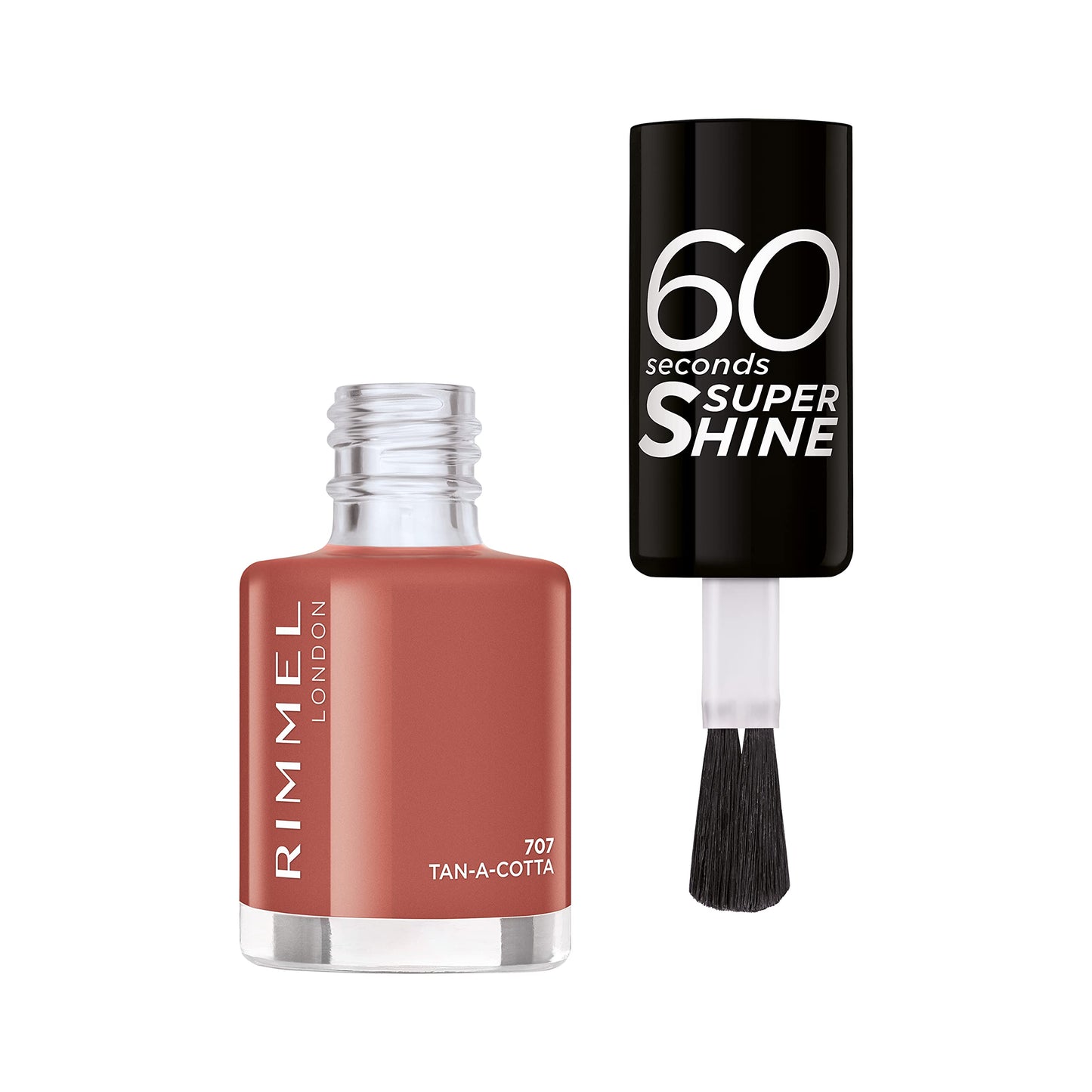 Rimmel London 60 Seconds Super Shine 8ml 707 TAN A COTTA