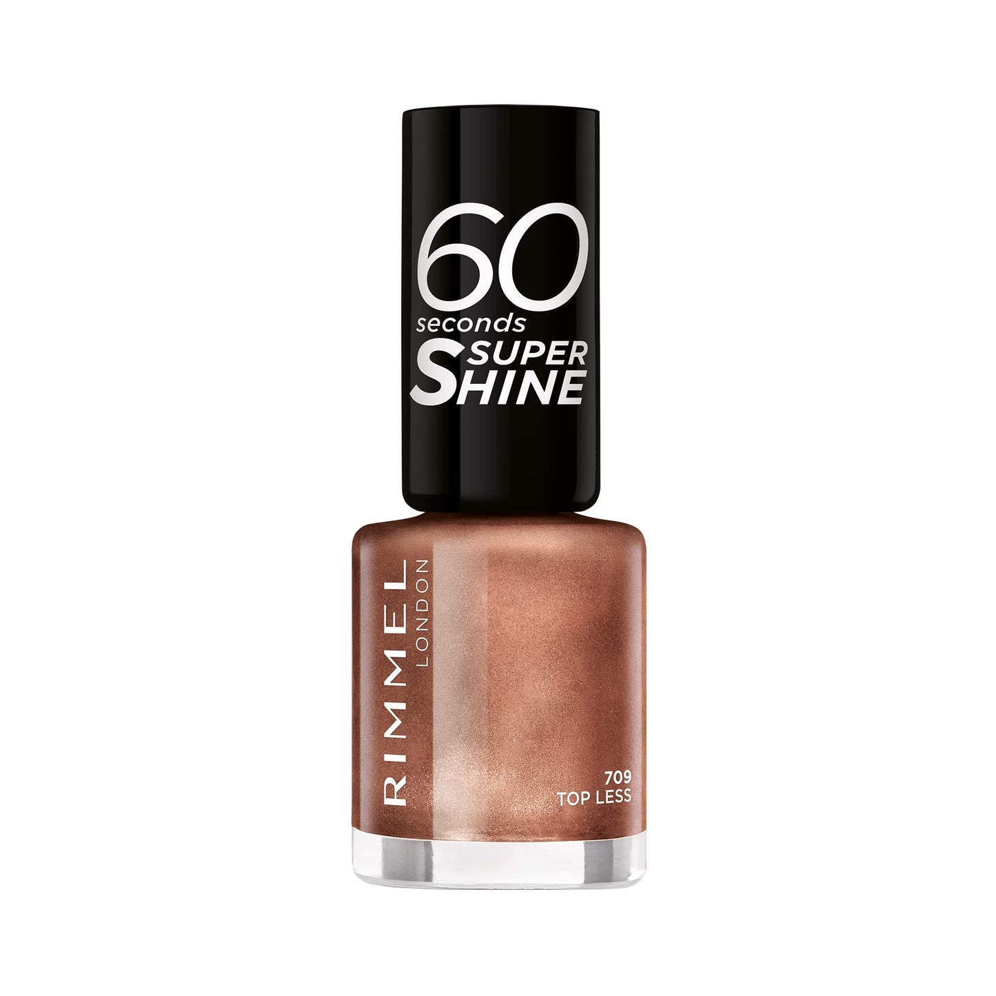 Rimmel 60 Seconds Super-Shine Nail Polish, 709 Topless, 8 ml