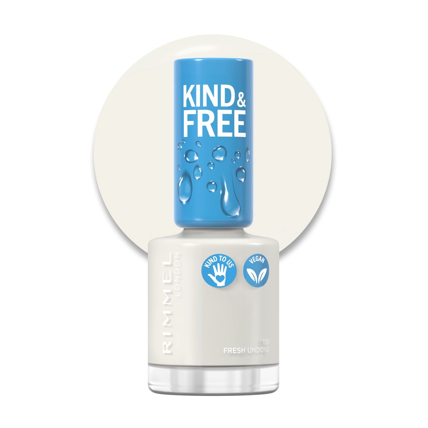 Rimmel London Kind and Free Clean Nail Polish 8ml