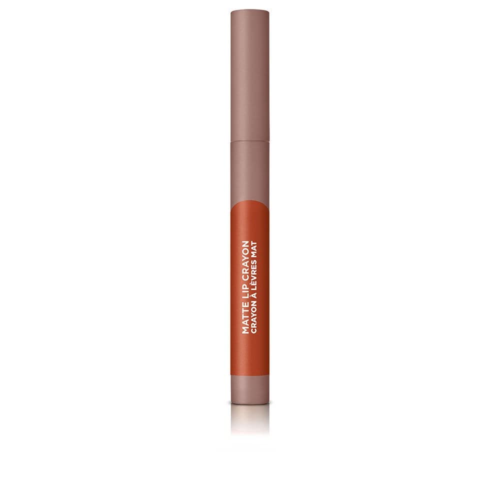 L'Oreal Paris Infallible Very Matte Lip Crayon Lipstick, Smudge Proof, Plum Lipstick, 112 Spice of Life, 1 kg