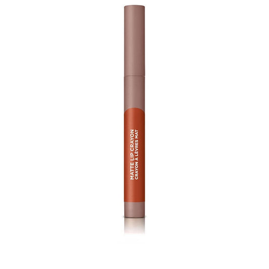 L'Oreal Paris Infallible Very Matte Lip Crayon Lipstick, Smudge Proof, Plum Lipstick, 112 Spice of Life, 1 kg