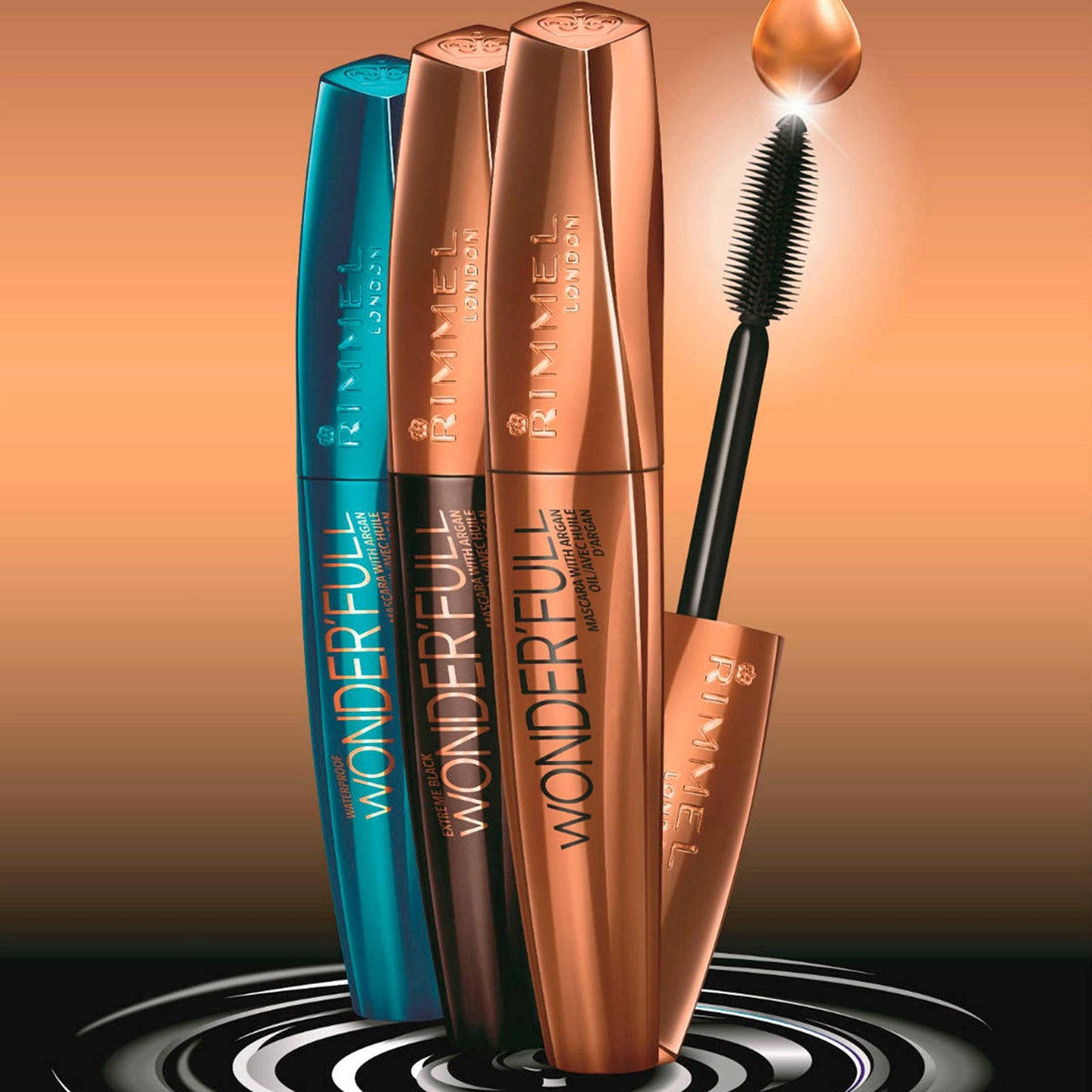 Rimmel London Wonder'full Mascara with Argan Oil, 12 ml