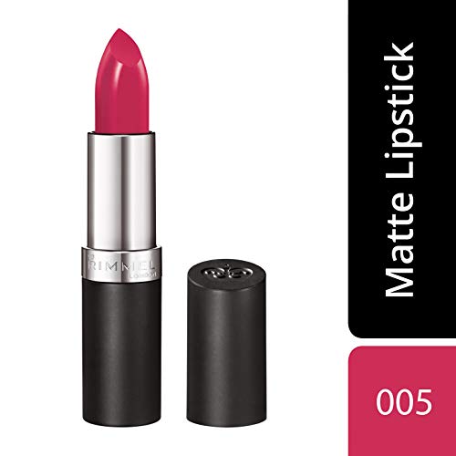 Rimmel London Lasting Finish Lipstick, Packaging May Vary, 5 Rosy Pink, 4 g (Pack of 1)