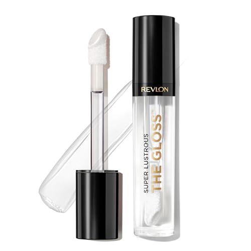 Revlon Super Lustrous Lip Gloss, High Impact Lipcolor with Moisturizing Creamy Formula, Infused with Agave, Moringa Oil, & Cupuacu Butter, Super Natural (215)
