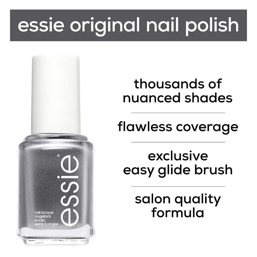 essie Original Nail Polish, 514 birthday girl, Gold Pink Nail Polish, 13.5 ml