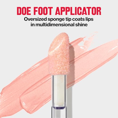 Revlon Super Lustrous Lip Gloss, High Impact Lipcolor with Moisturizing Creamy Formula, Infused with Agave, Moringa Oil, & Cupuacu Butter, Super Natural (215)