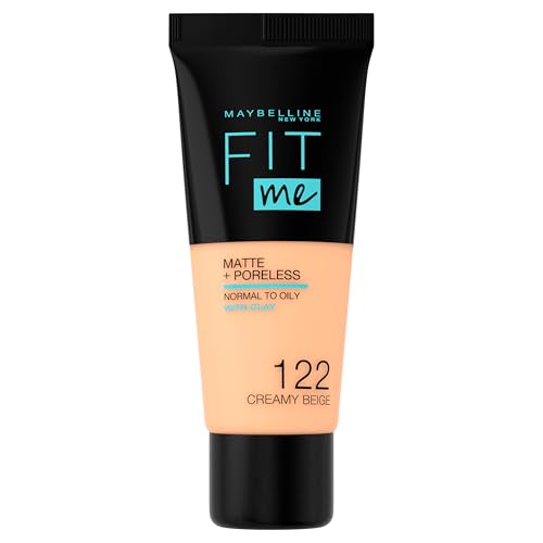 Maybelline New York Foundation Fluide Fit Me Matte & Poreless Foundation for Normal to Oily Skin Shade 115 Ivory 30ml