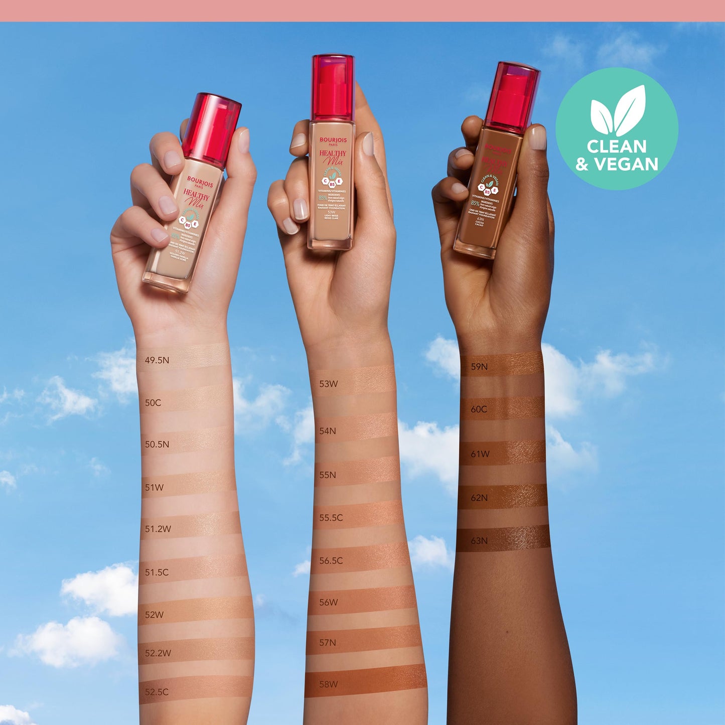 Bourjois Healthy Mix Clean Foundation vegane Grundierung