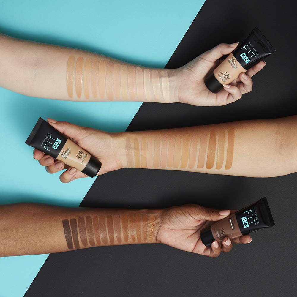 Maybelline New York Foundation Fluide Fit Me Matte & Poreless Foundation for Normal to Oily Skin Shade 115 Ivory 30ml
