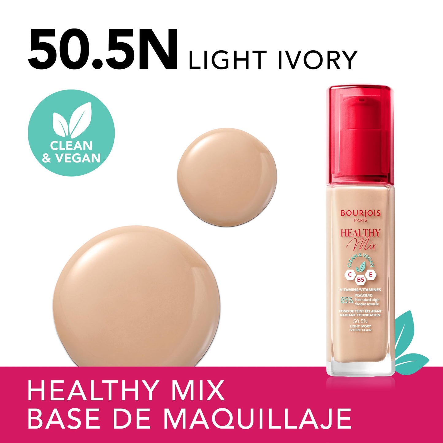 Bourjois Healthy Mix Clean Foundation vegane Grundierung