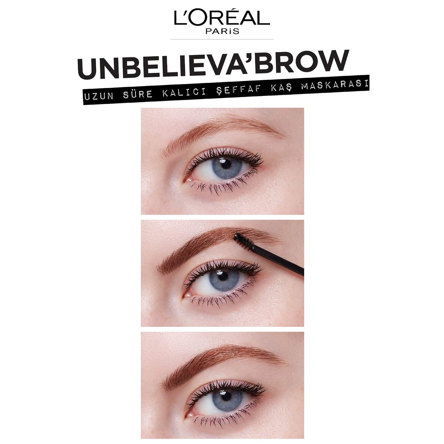 L'Oreal Paris Unbelieva'Brow Longwear Topcoat Fixes and Defines Eyebrows Can be Used with Any Product Up to 30 Hours Hold, Clear