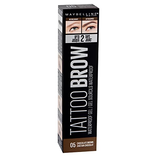 Maybelline Eyebrow, Tattoo Brow Longlasting Waterproof Eyebrow Gel 07 Black
