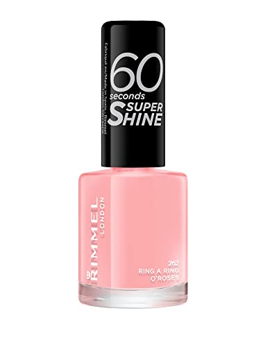 Rimmel 60 Seconds Super Shine Nail Polish - 8 ml, Ring a Ring O Roses