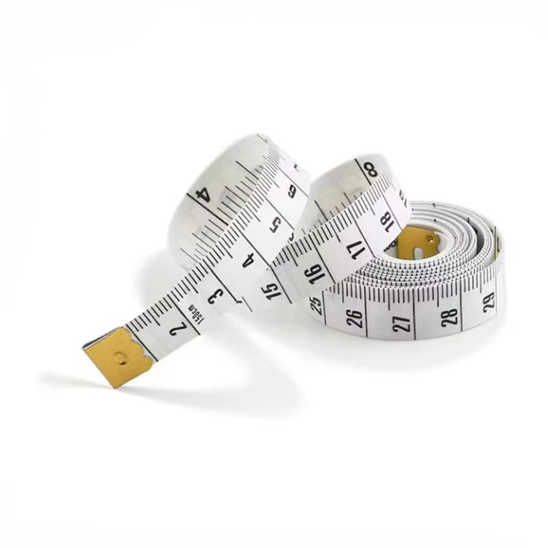 Double Sided Body Measuring Tape for Body and Waist, Perfect for Sewing/Tailors Tape, Soft & Smart Fabric Measure Tapes Durable Flexible Fiber Glass Material, 150cm / 60 inches