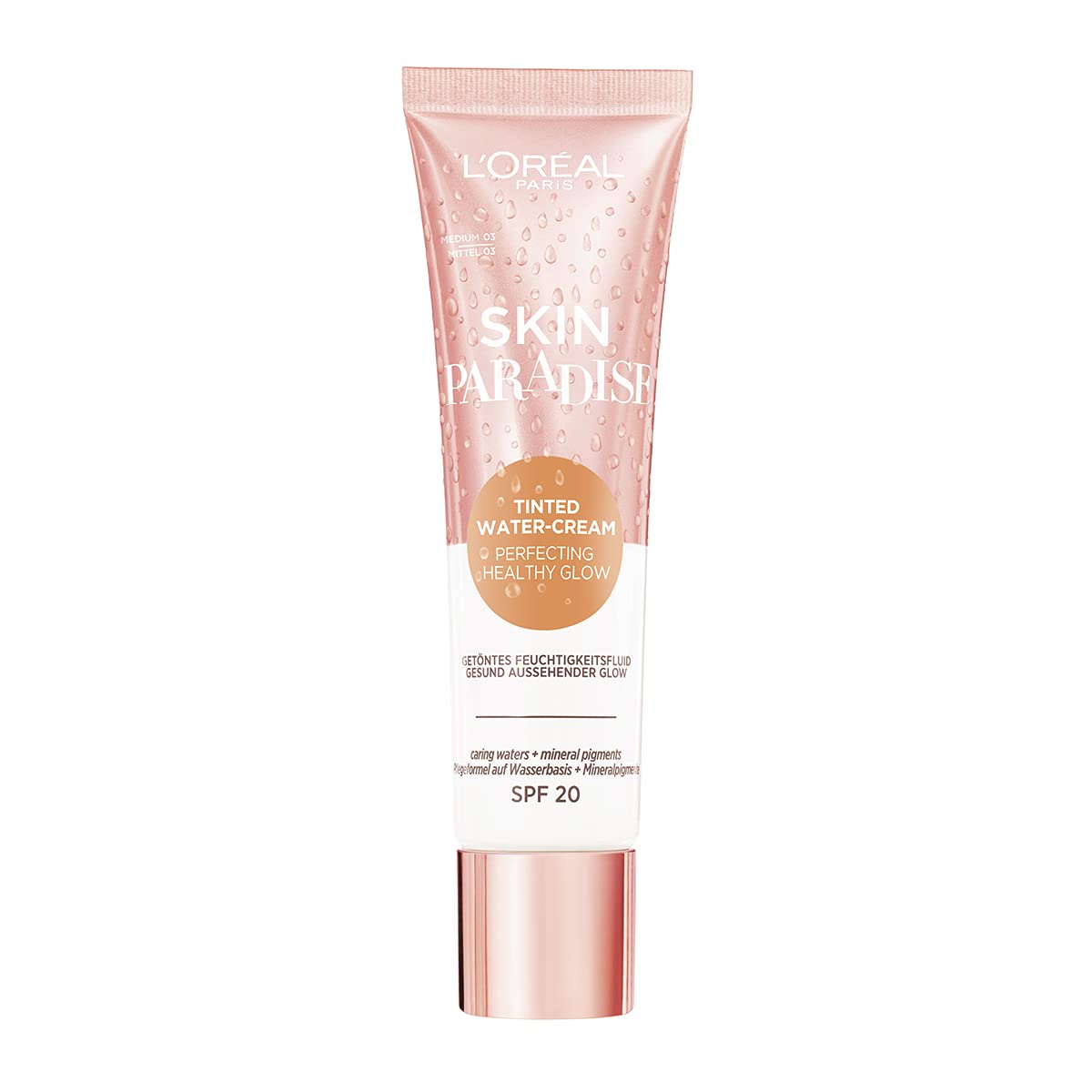 L'Oral Paris Skin Paradise getntes Feuchtigkeitsfluid Medium 04, 1 Stck